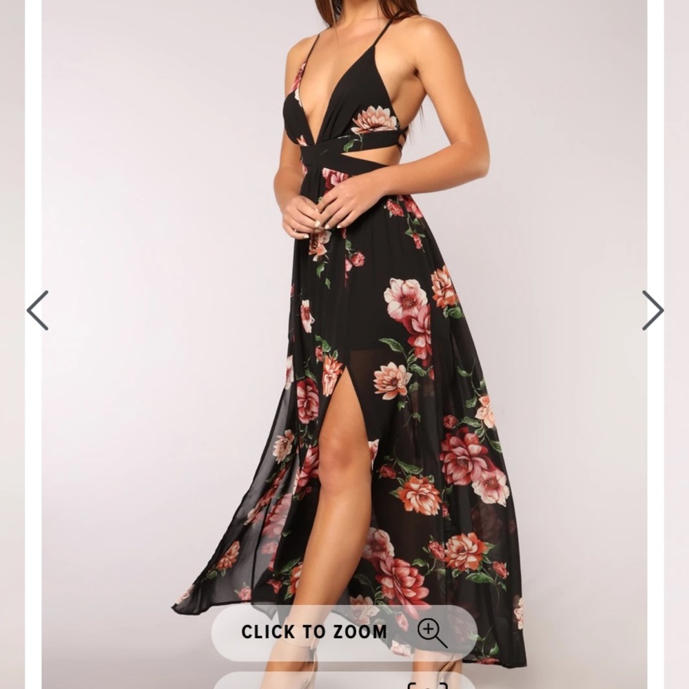 Floral maxi dress